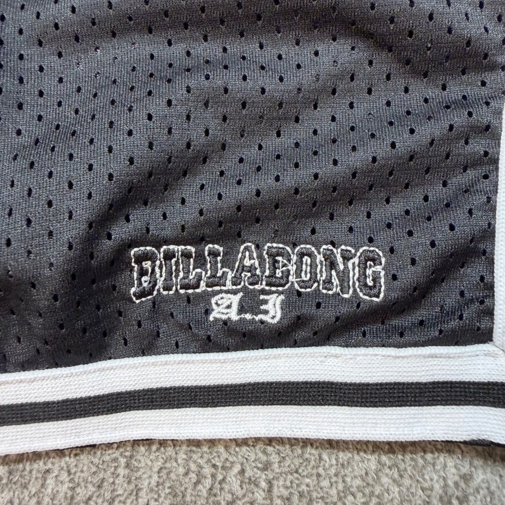 Billabong Andy Irons AI Forever Mesh Basketball Shorts Mens Small Black White - Picture 7 of 8